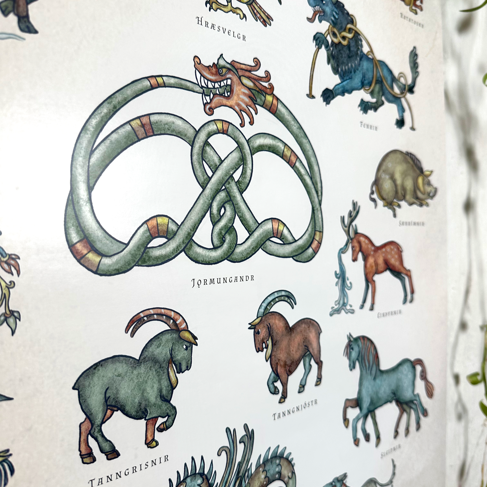 Beasts of Norse mythology poster