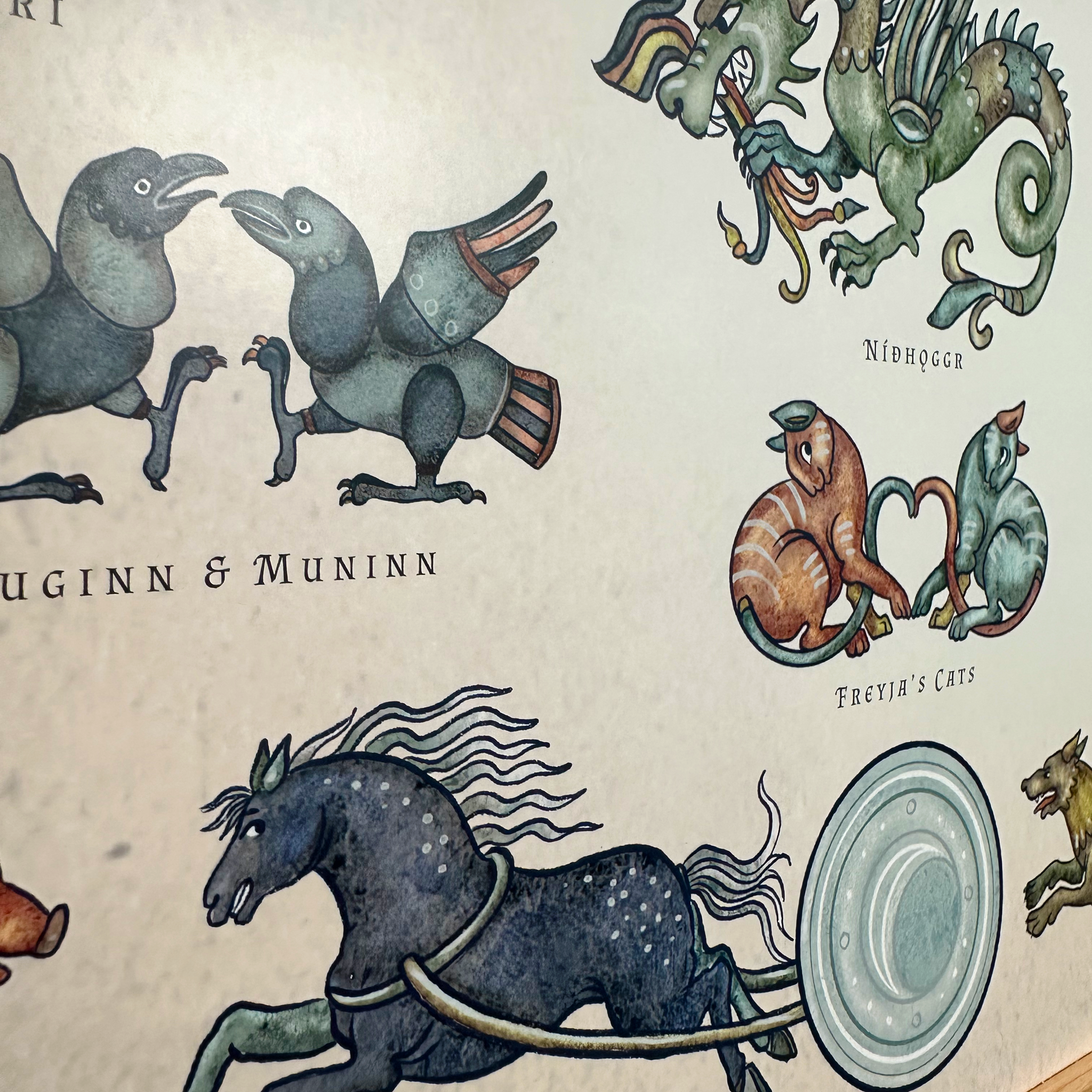 Beasts of Norse mythology poster